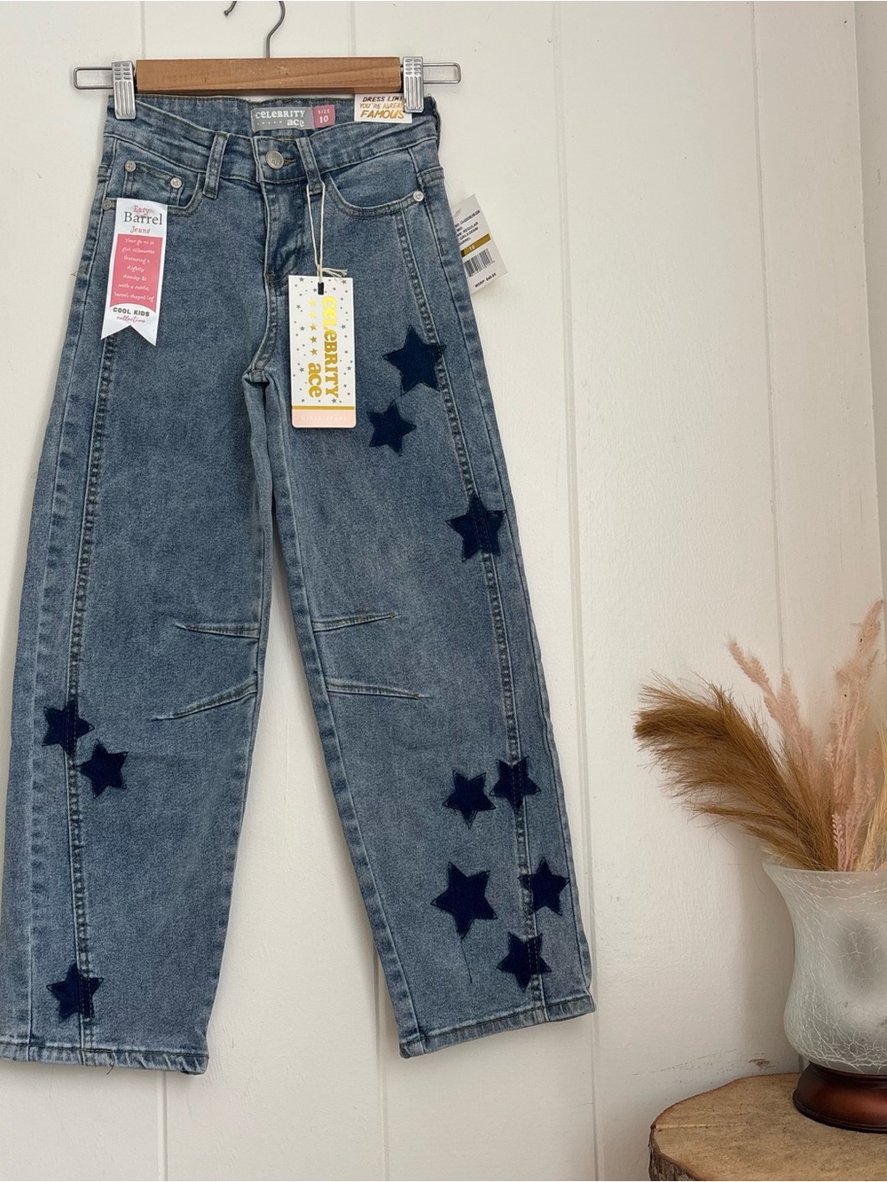 NWT Girls Celebrity Ace Denim Jeans in Mid Blue